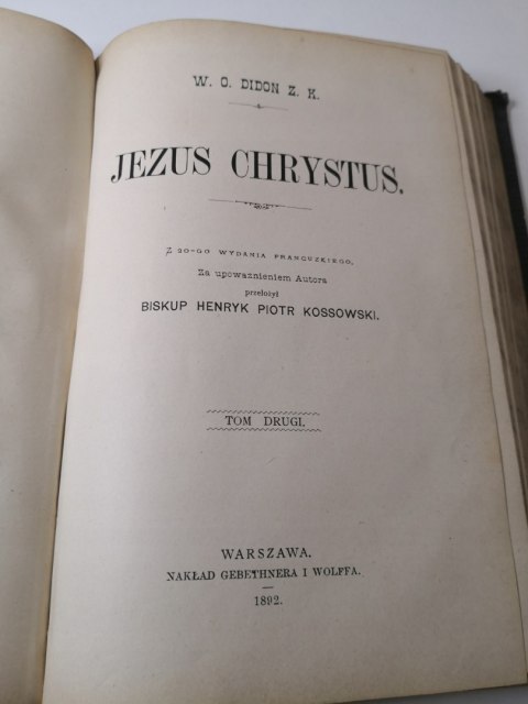 Didon Jezus Chrystus tom I i II